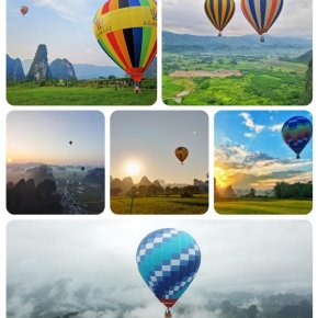 【热气球 • 离地飞行】自驾英德“小桂林”！漂浮在峰林之上，俯视自然之美，感受《飞屋环游记》里的浪漫！